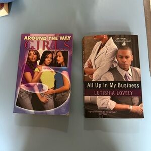 Two book lot - All Up In My Business & Around the Way Girls 5